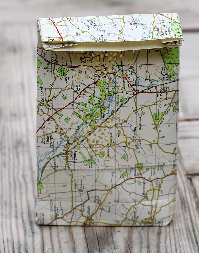 finished map luminary bag