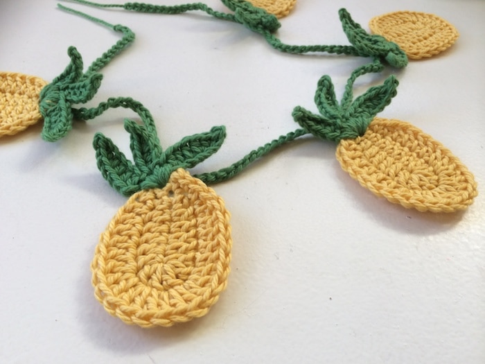 Crochet bunting