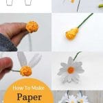How to make paper daisies