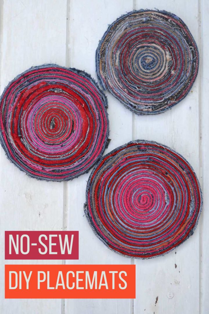 DIY Placemats NoSew You Will Want On Your Table Pillar Box Blue