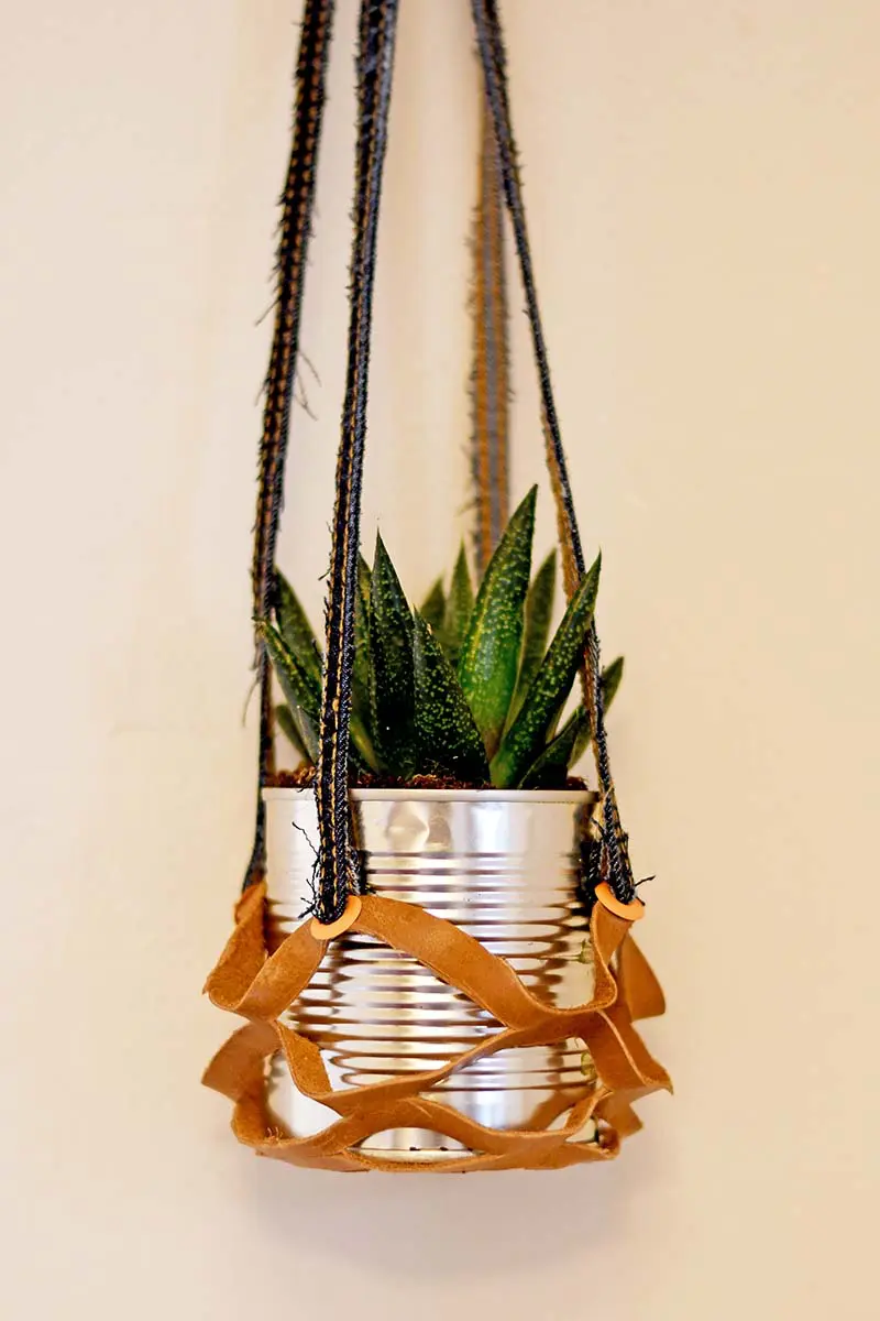 indoor recycled hanging planters