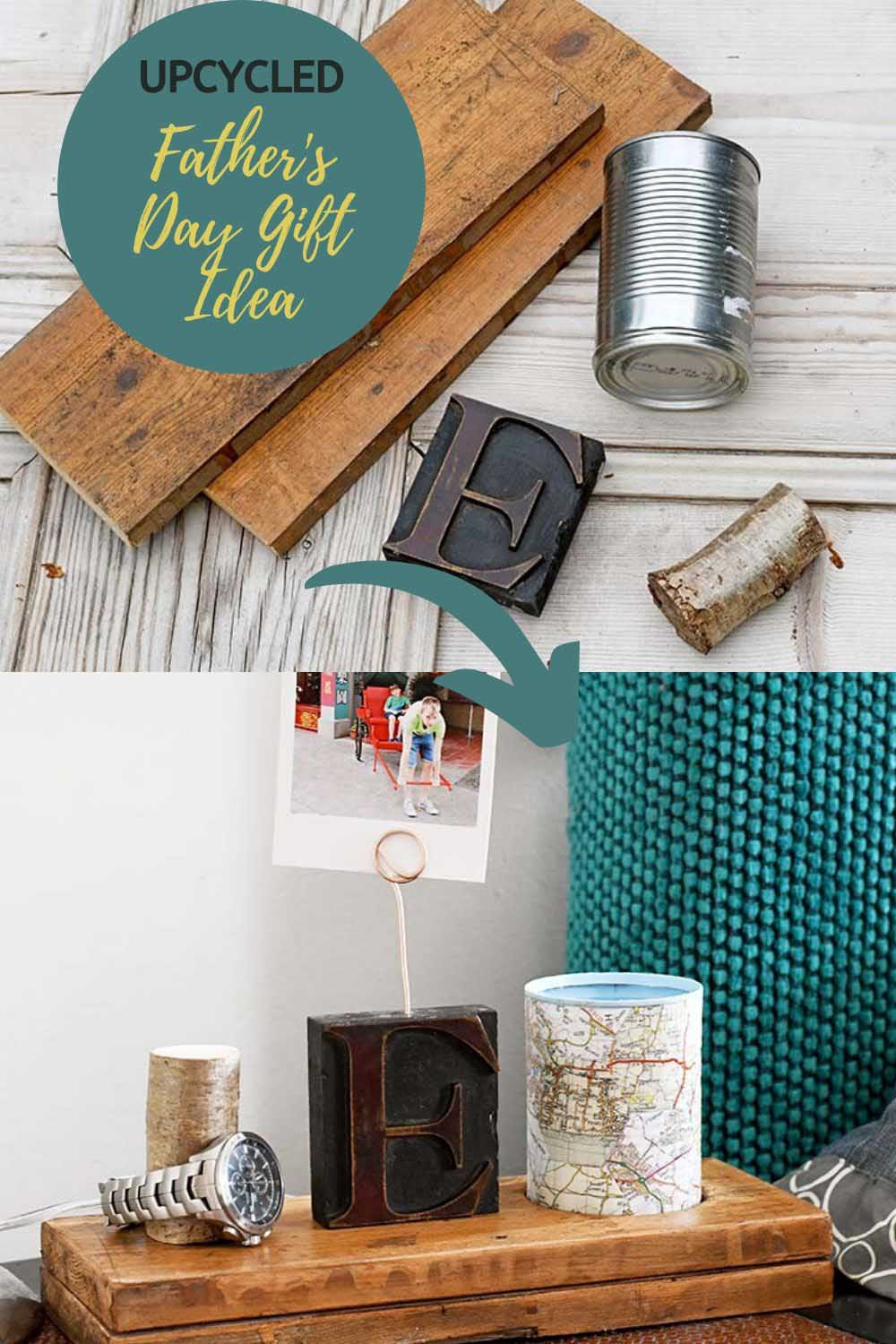 A Unique Nightstand Caddy, A DIY Fathers Day Gift - Pillar Box Blue