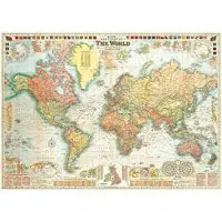 Cavallini & Co. World Map Decorative Decoupage Poster Wrapping Paper Sheet