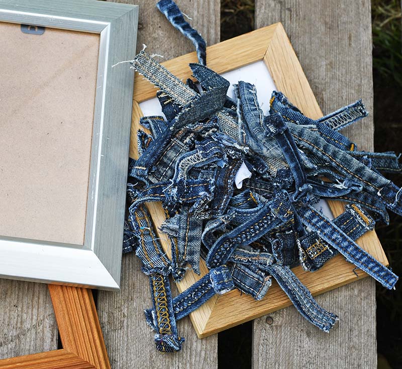 what you need to make belt loop denim frames