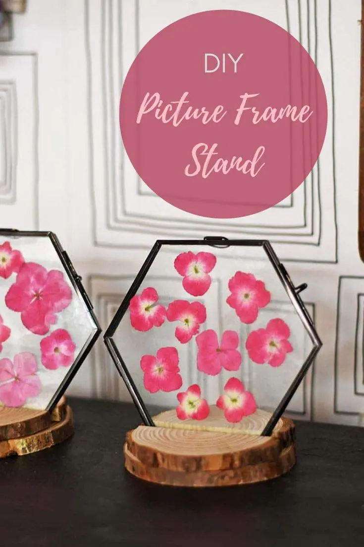 DIY picture frame stand