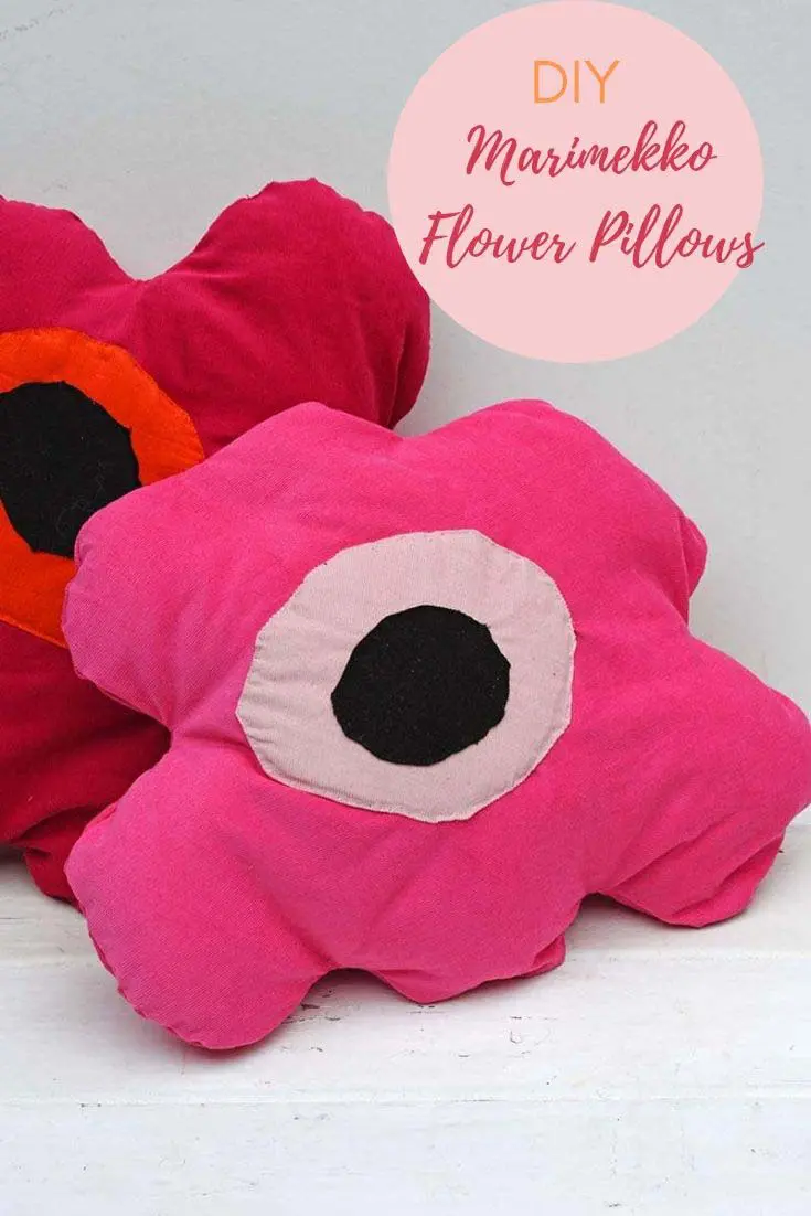 DIY Marimekko Poppy Pillows