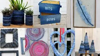 What to Make from old jeans no-sew