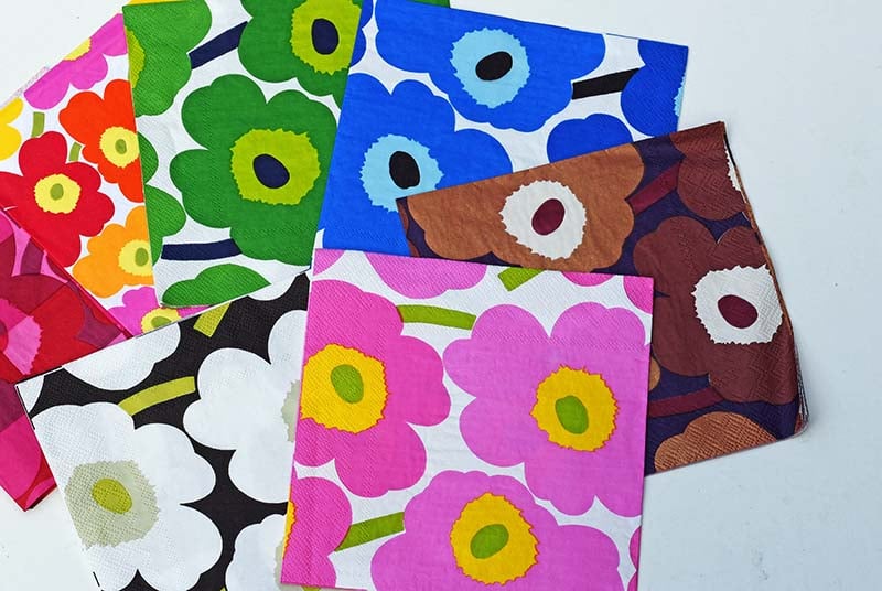 marimekko unikko napkins