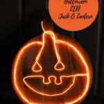 DIY Jack O'Lantern light