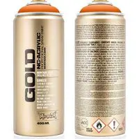 Montana Cans 284274 Spray Gold GLD400 2070, 400 ml, Orange