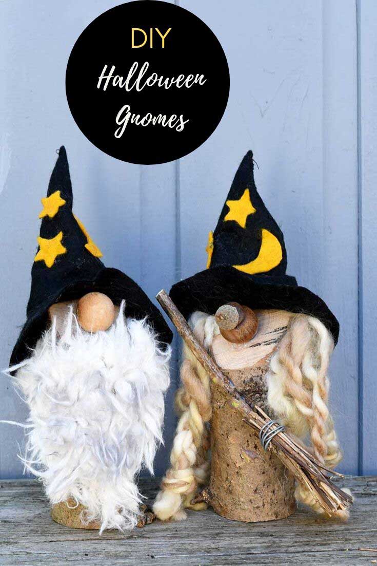 DIY Halloween gnomes