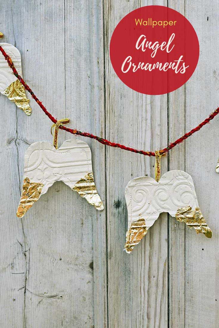 craft angel ornament garland