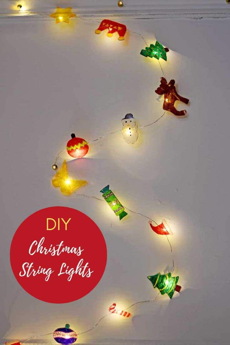 How To Make A Diy Christmas Garland With Lights Pillar Box