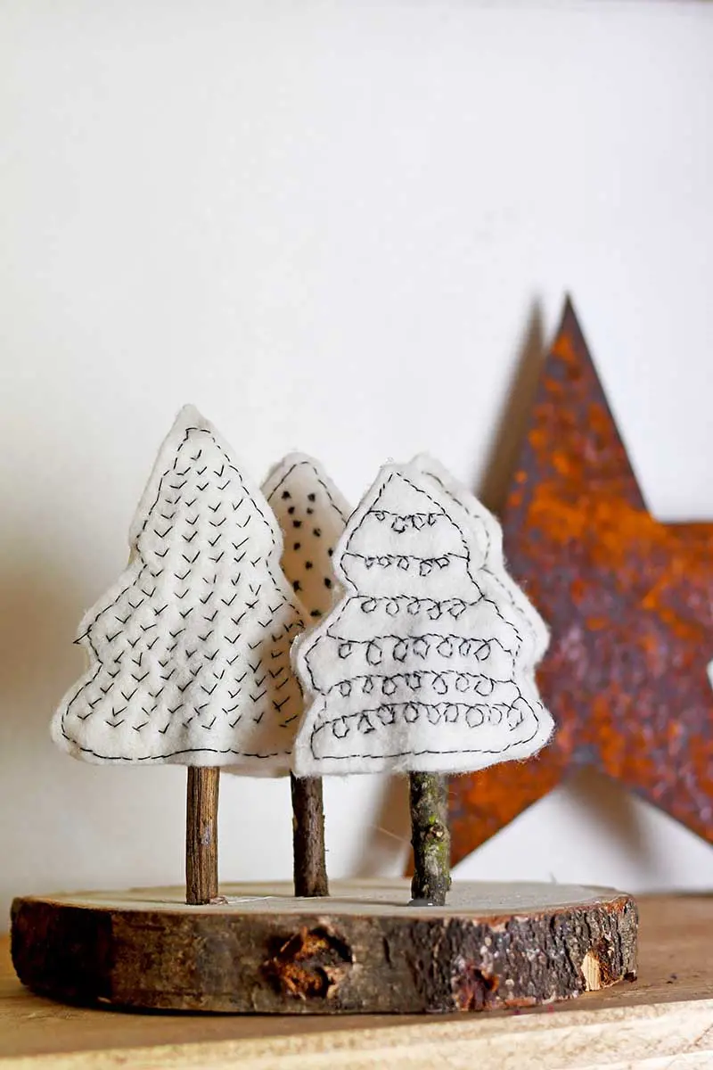 Christmas Craft - Felted Christmas Tree Decoration