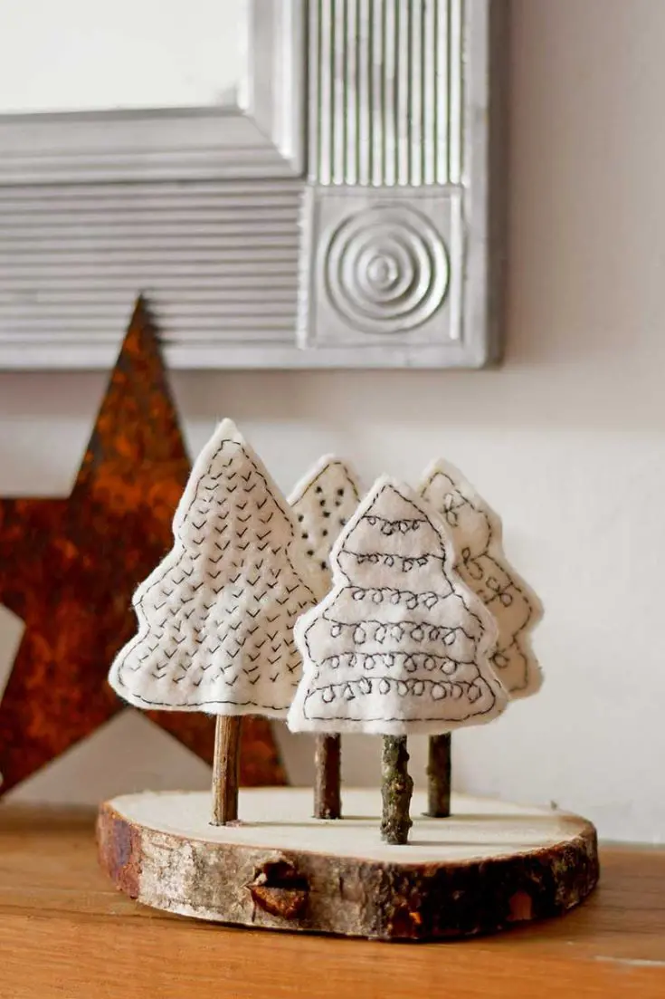 Felt Christmas Craft Scandinavian Forest