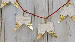 crafty angel ornament garland