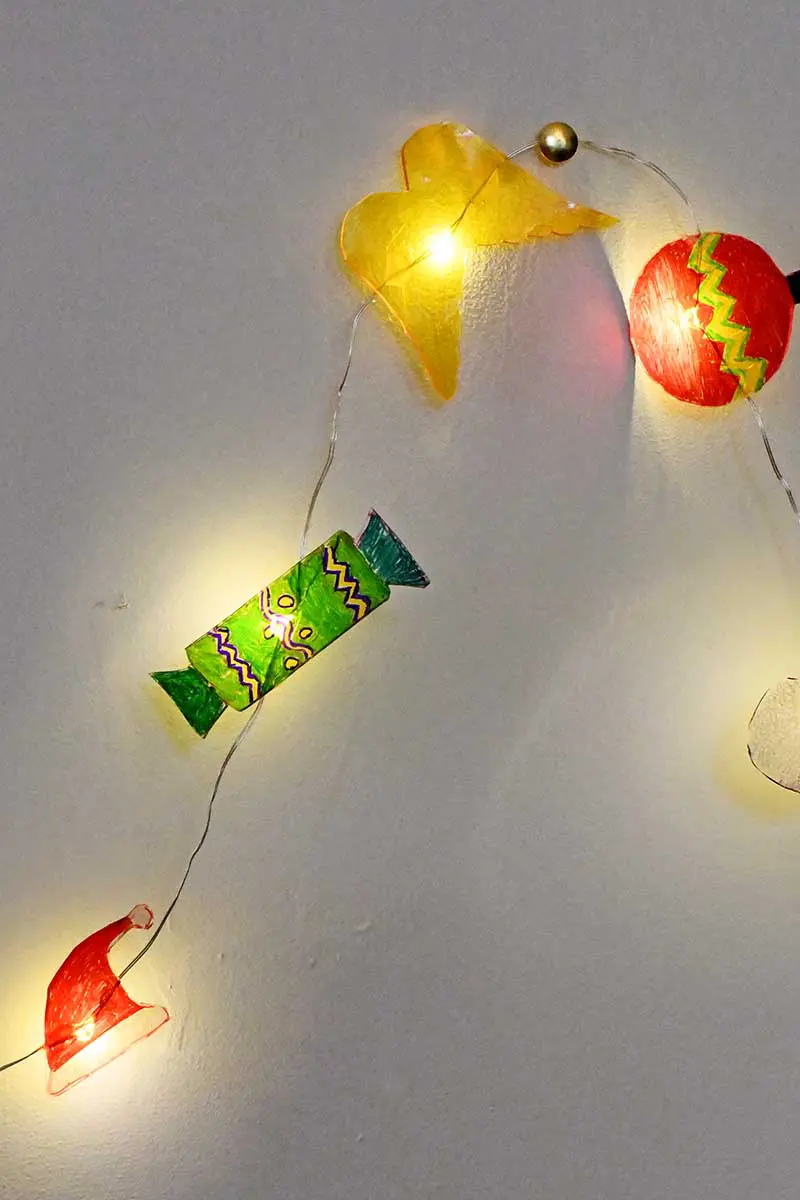 Make this: Sweetheart Shrinky Dink Lighted Garland