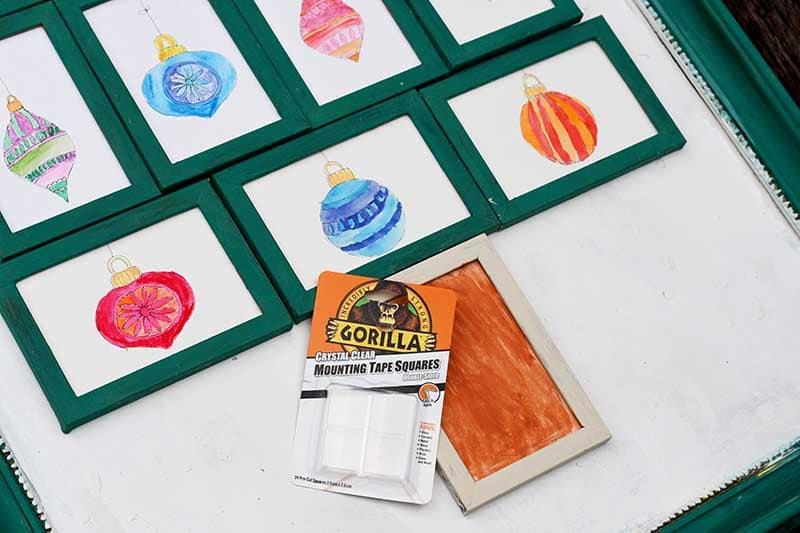 Gorilla Glue mounting squares