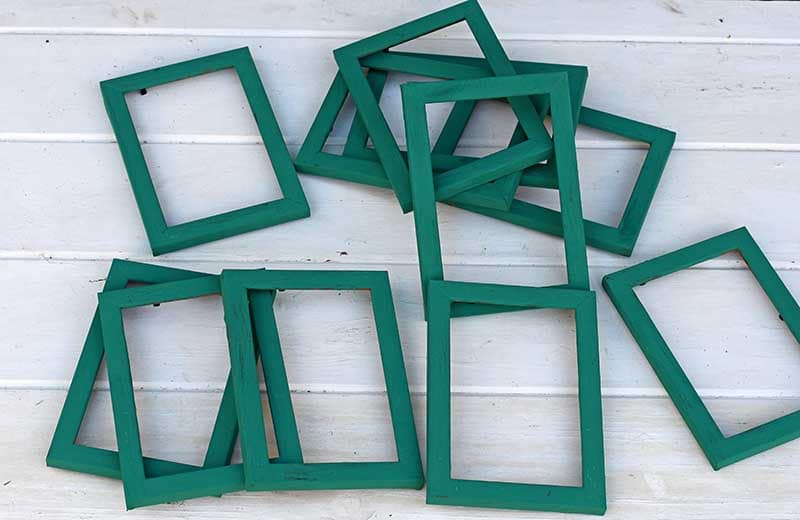 painted photo frames