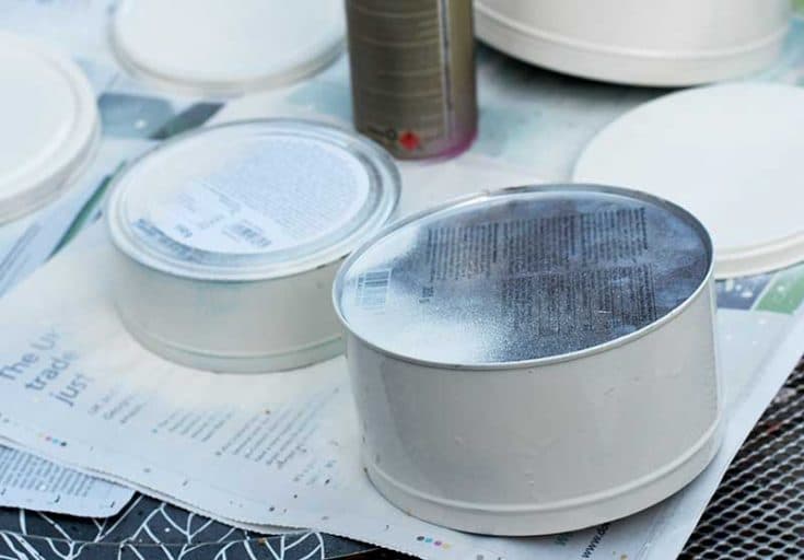 How To Repurpose Empty Cookie Tins With Old Road Maps Pillar Box Blue