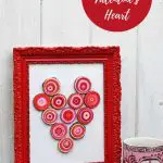 DIY rustic heart for Valentines