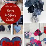 Denim valentine's crafts