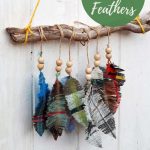 plaid wall hanging