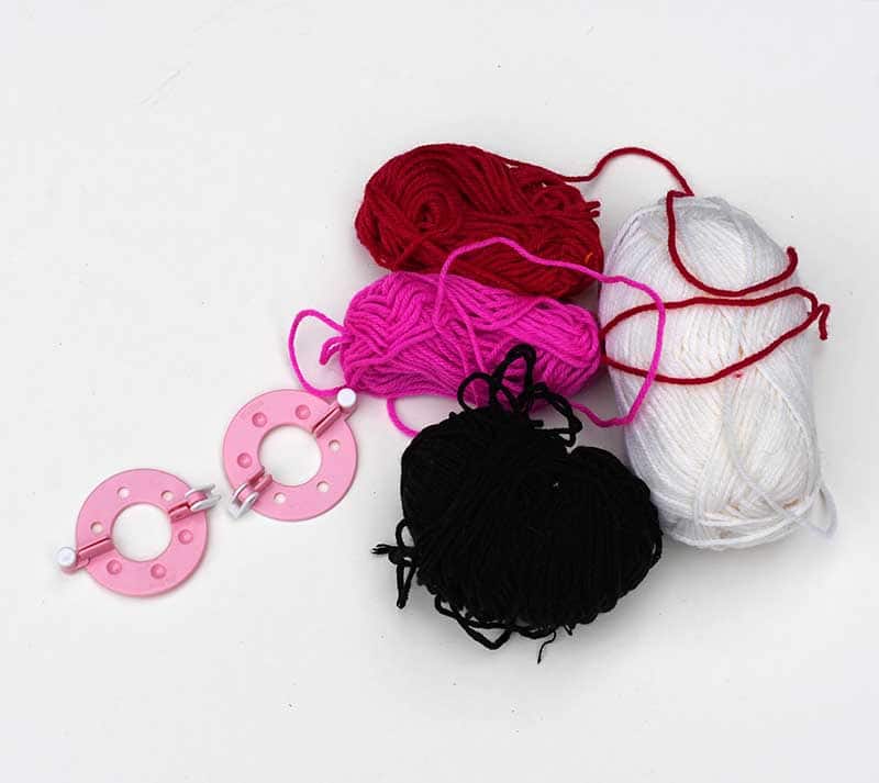 Yarn for flower pom pom