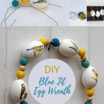 Upcycled egg wreath