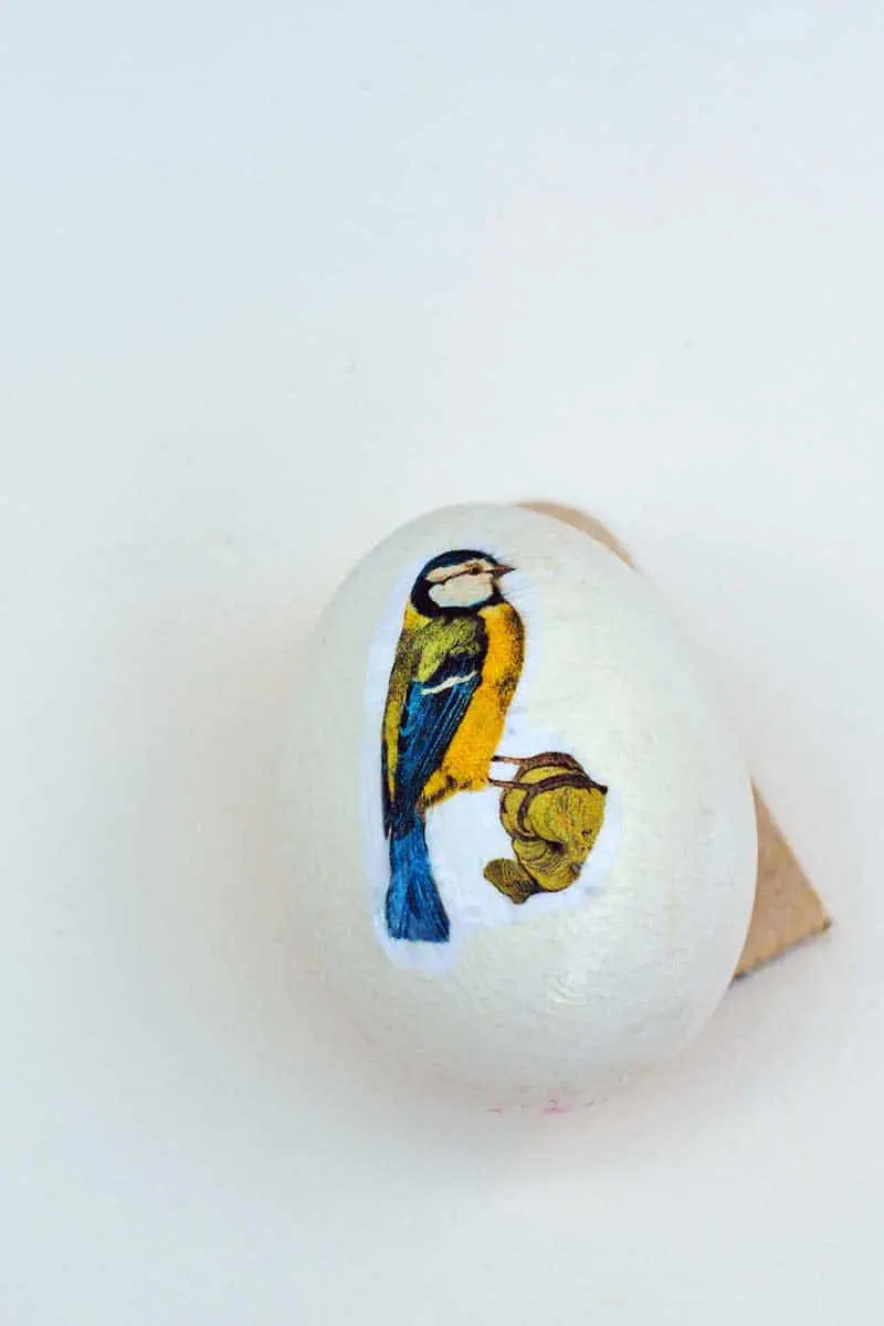 decoupage egg