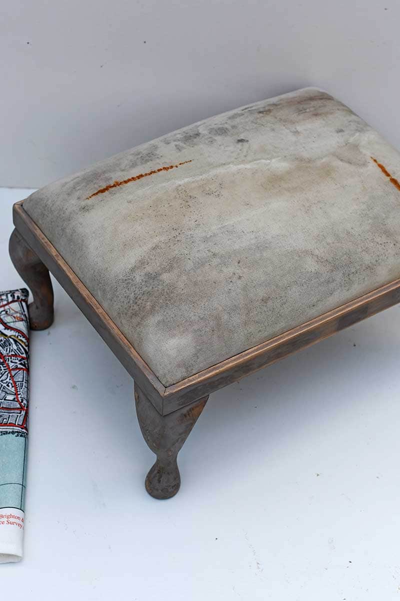 Old foot stool