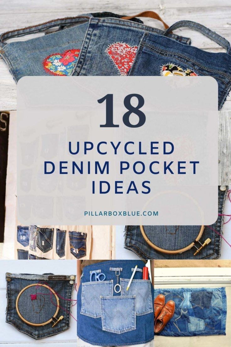 Upcycled denim pocket ideas