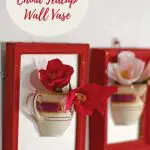 DIY wall vases with blossom