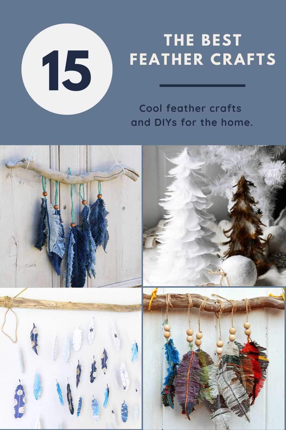 15 of the bEst feather crafts and DIYs