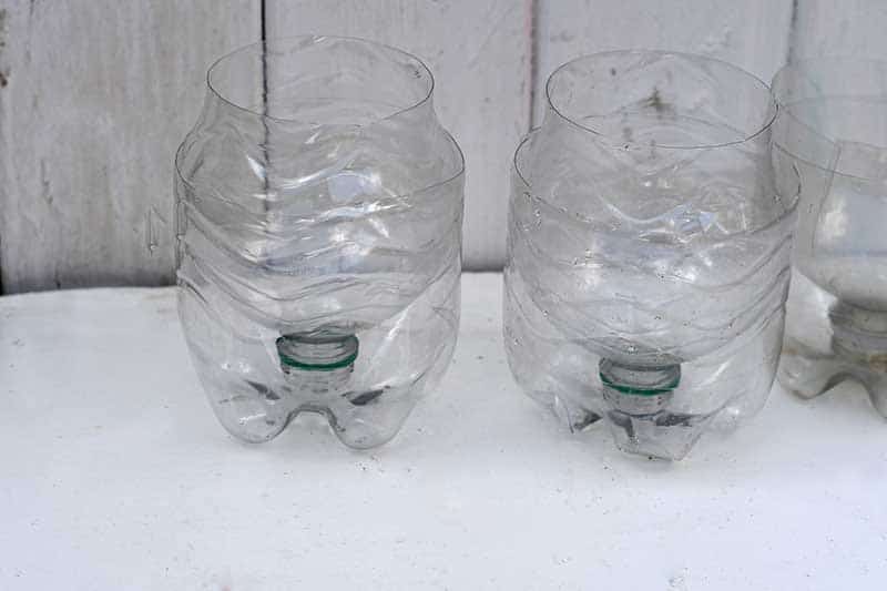 soda bottle inside lid