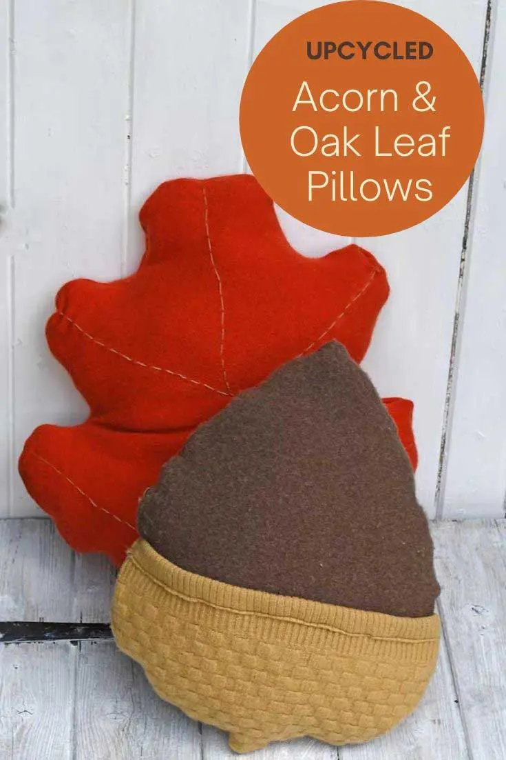 fall sweater pillows DIY