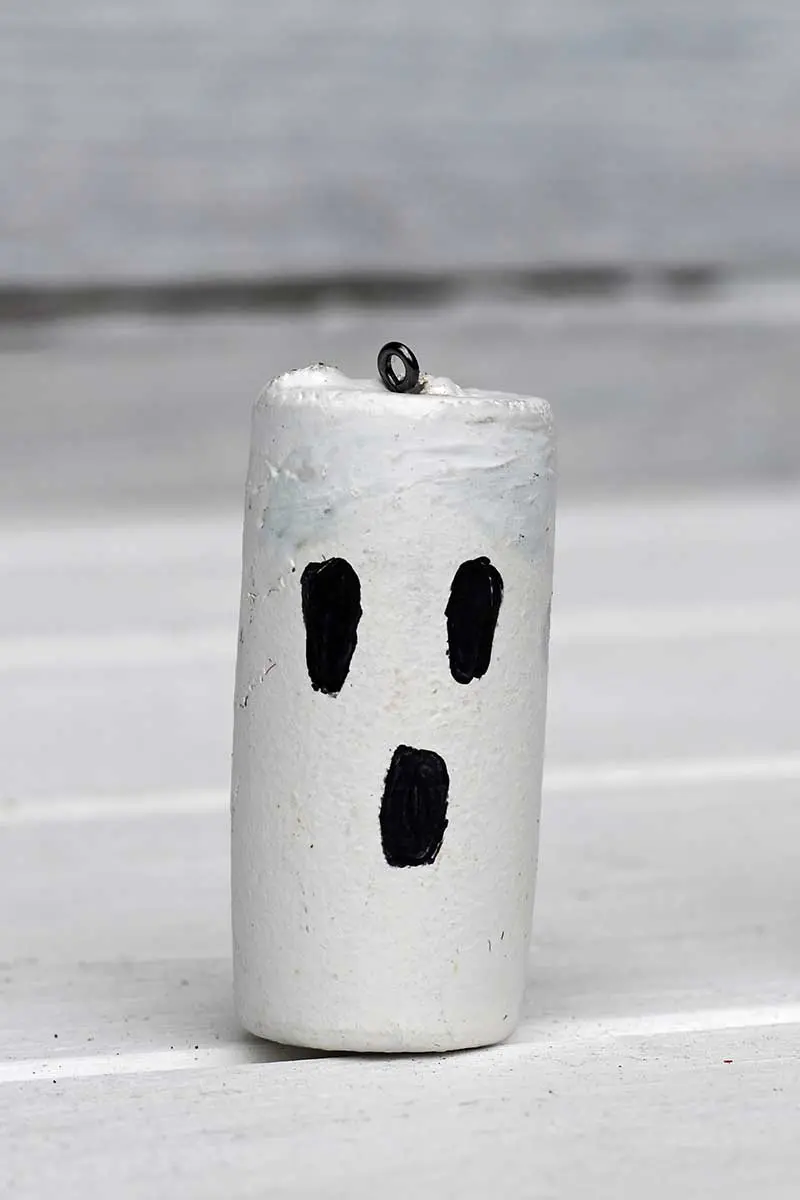 Halloween Ghost Wine cork craft