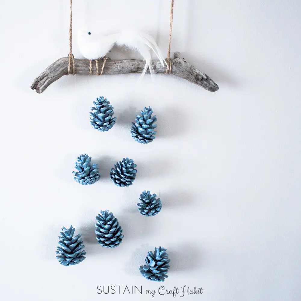 How To Make Painted Pine Cones Angel Wings Craft - Pillarboxblue - Pillar  Box Blue