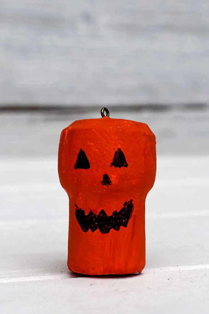 Jack O lantern Champagne cork