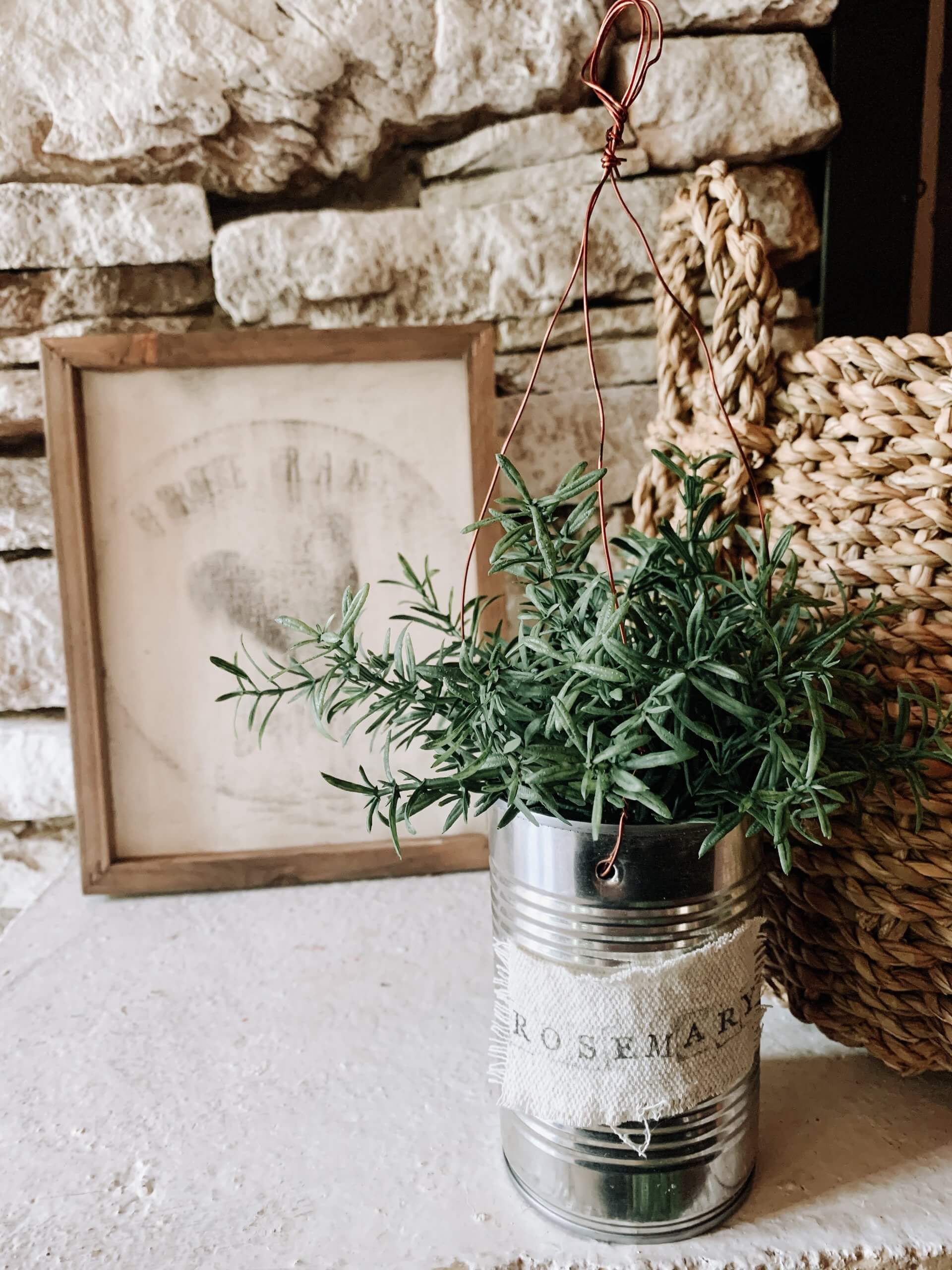 The Best Tin Can Planters You Will Want To Make Pillar Box Blue