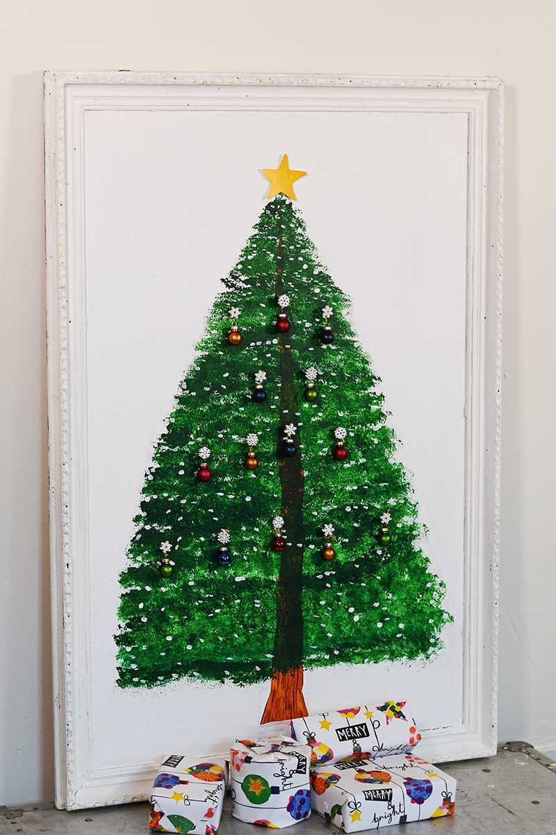 Painted Christmas Tree