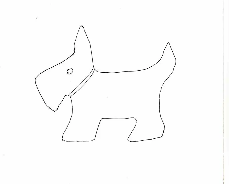 Scottie Dog template