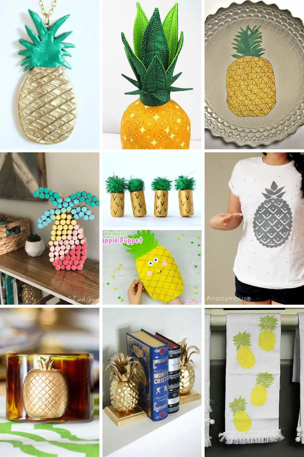 examples of pineapple crafts