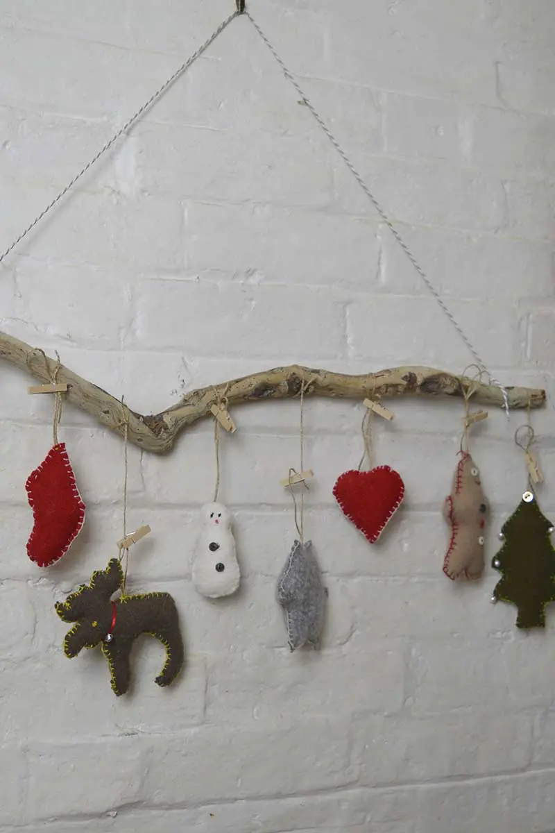 Cookie cutter wall hanging