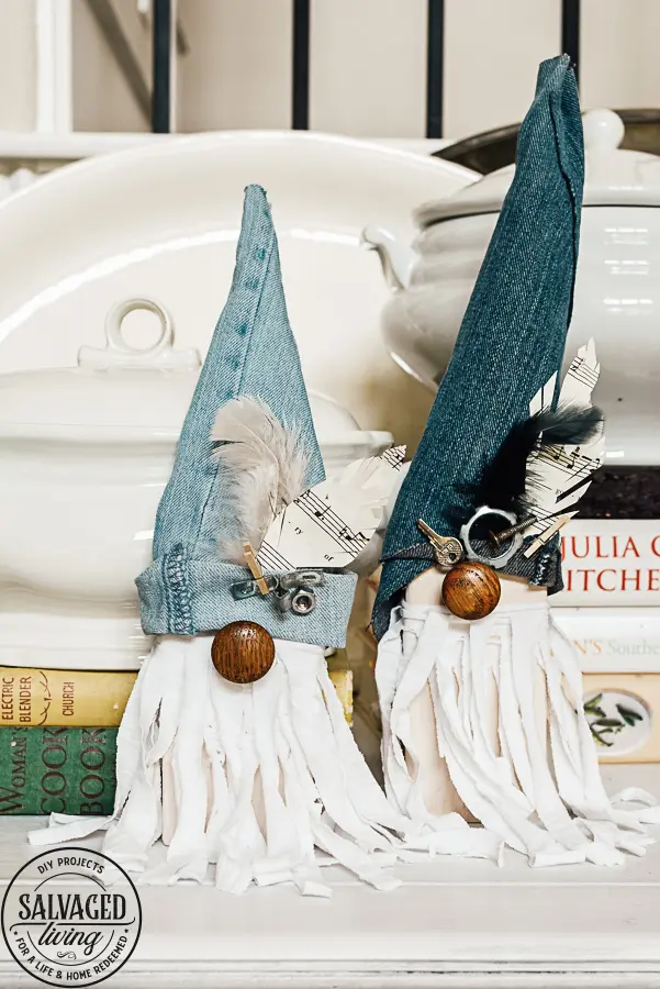 A To Z of Denim crafts J junk gnomes