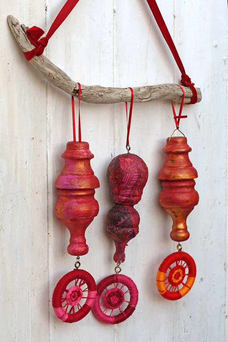 repurposed wood ornaments