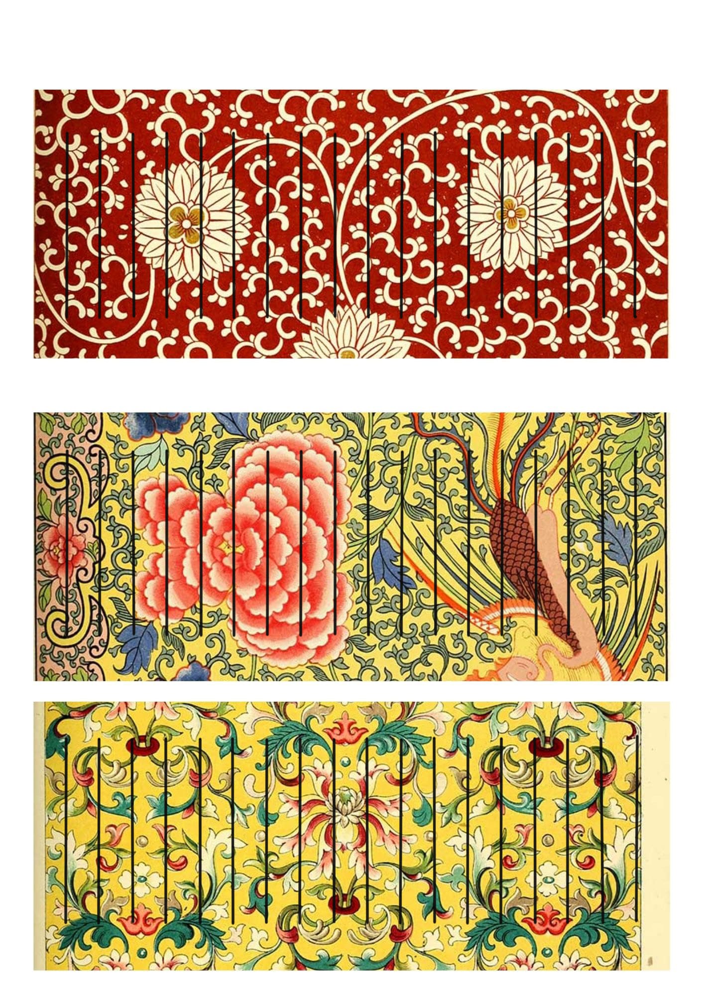 Free Colourful Chinese Printable Paper Lantern Templates - Pillar Box Blue