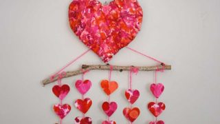 3d Paper mache heart