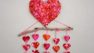 3d Paper mache heart