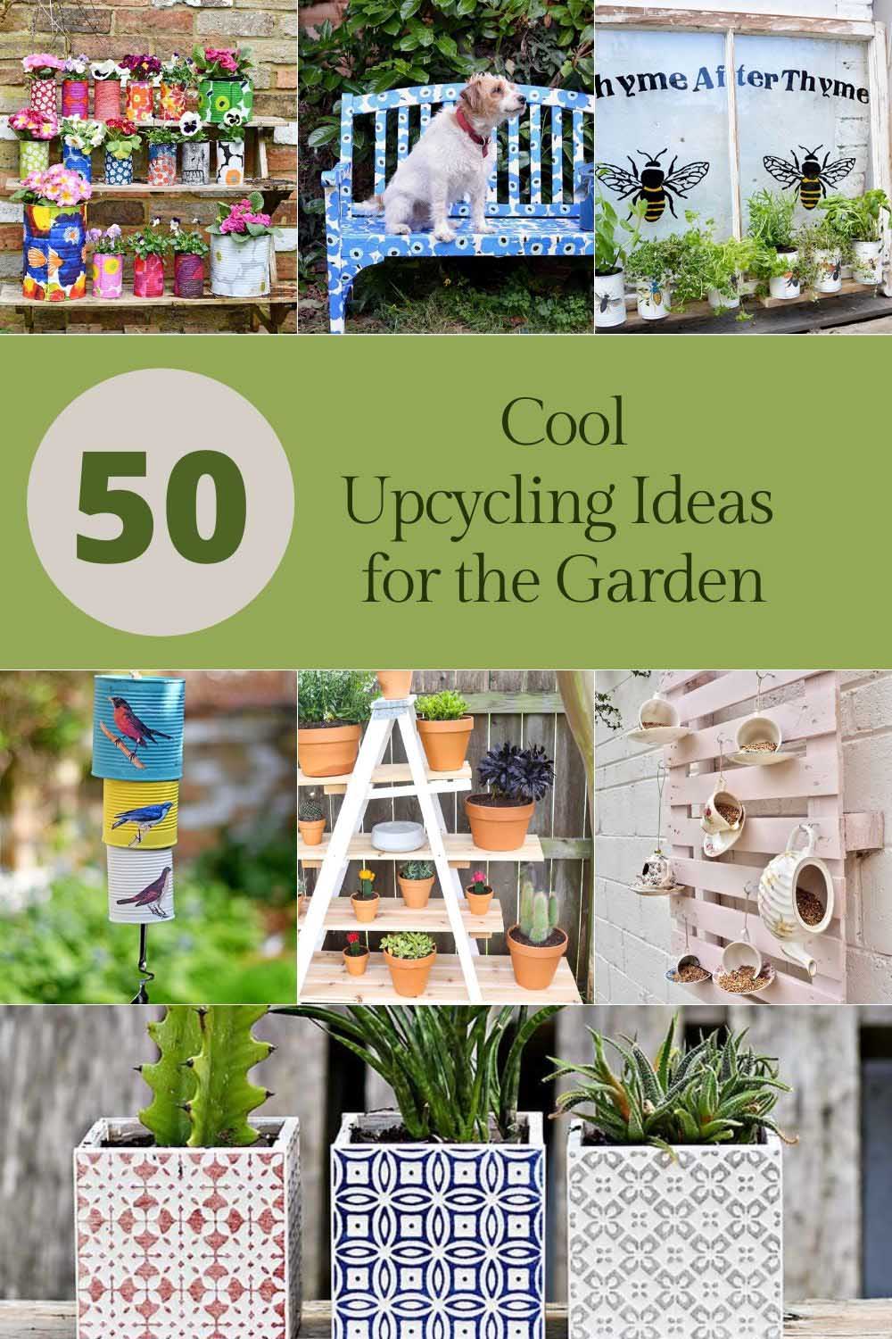 18 Cool Upcycling Ideas For The Garden   Pillar Box Blue